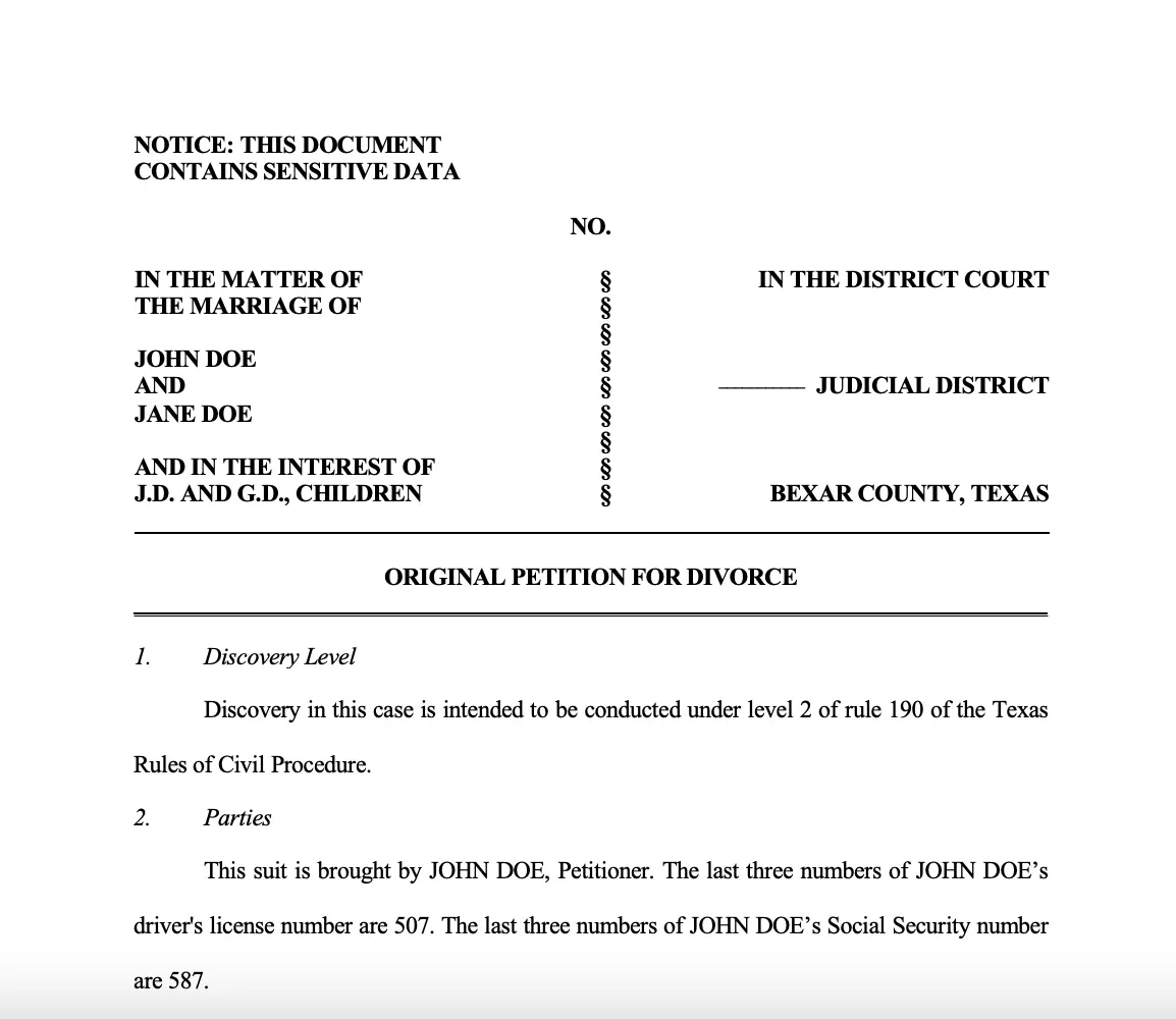 What Is A Cross Petition In Law